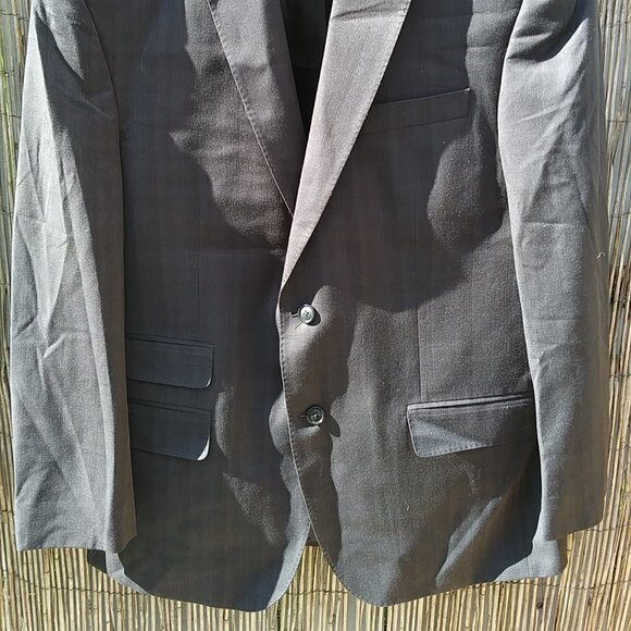 Sean John Blazer Suit Jacket Gray 42R - 2 Button Closure - Picture 4 of 16